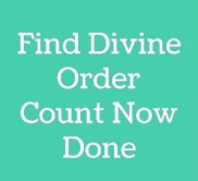 Find Divine Order Count now done